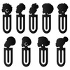 Laffact Black Girls Read Acrylic Bookmarks, 18Pcs Plastic Marker for