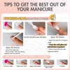 Brown French Tip Nails, Press Ons - Short Square Nails,