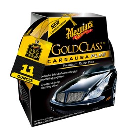 MEGUIAR'S G7014J Gold Class Carnauba Plus - Cera de Pasta Premium - CREA un Brillo Profundo y Deslumbrante, 11 onzas