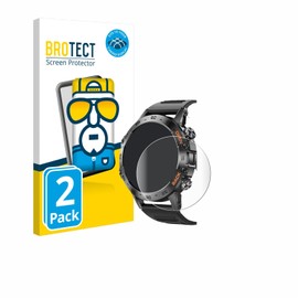 BROTECT Pack of 2 Full Cover Screen Protectors for Lemfo Smartwatch 1.39 Inch Full Screen Protector Film [3D Curved, Anti-Fingerprint, Crystal Clear]