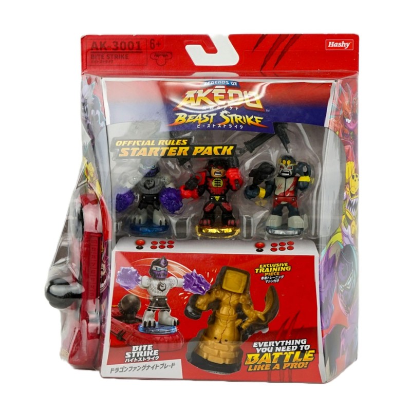 AKEDO Hassa Top-in Bite Strike Starter Pack, 3 Pieces +