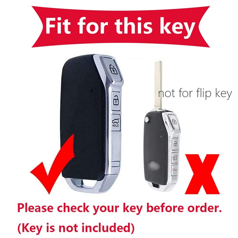 KUNIO Keyless Key Case Fits KIA Soul NQ5 NIRO XCEED