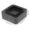 Smokeless Ashtray Gray Home Office Desktop USB Charging Large Air