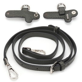 AIDUCHO Strap for Longchamp Mini Bag, Leather Adjustable Crossbody Bag Strap Replacemen, Purse Shoulder Straps Kit for Longchamp Le Pliage Mini Pouch (Green)