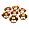 Kitchen Traditional Indian Copper Antique Serving Bowl Set of 7
