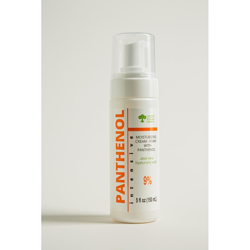 9% Panthenol Foam Spray, Vitamin B5 + Deep Moisturizing Hyaluronic