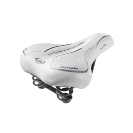 CUCUBA Montegrappa Leather Saddle for City Bike Women's MTB Classic City Line Future Lady Holland with Springs