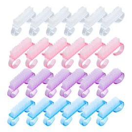 24 Pzs Cepillos Para Uñas Cepillos Limpieza De Uñas Plástico