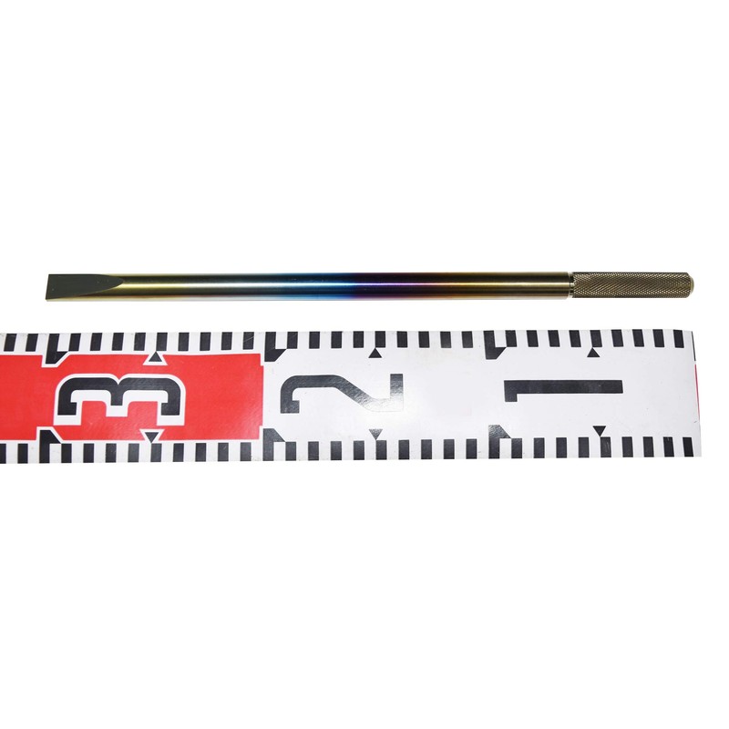 64 Titanium Piton Rod Hook Anodized, Length 11.8 inches (30