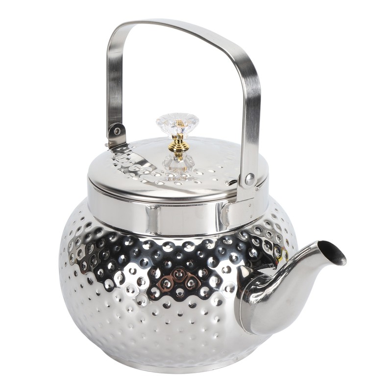 Stainless Steel Teapot with Removable Filter Metal Tea Kettle Coffee