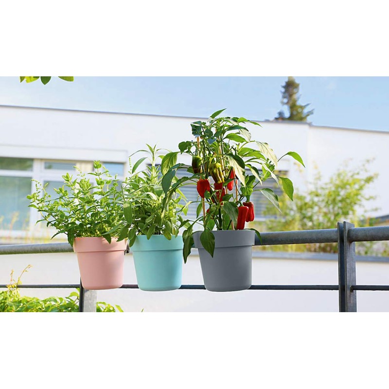 Geli Conny Hanging Pot + Attachment Railing Pot Flower Pot