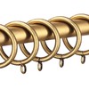 24 PCS Curtain Rings, 2 Inch Thickened Curtain Rings Metal