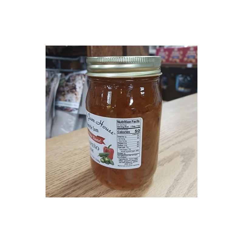 Homestyle Jalapeno Jam - One Pint - Grandma's Jam House