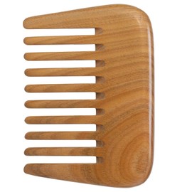 Moreinday Wooden Comb Wood Wide Tooth Comb Wooden Hair Comb Green Sandalwood Wood Comb for Women Men