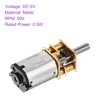 DMiotech 6V 500RPM Rated Torque 5 Output Shaft Length 10mm