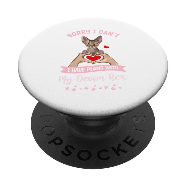 Devon Rex Pixie Katzen PopSockets mit austauschbarem PopGrip