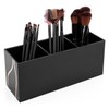 AUTOARK Makeup Brush Holder Organizer - 3 Slot Acrylic Cosmetics
