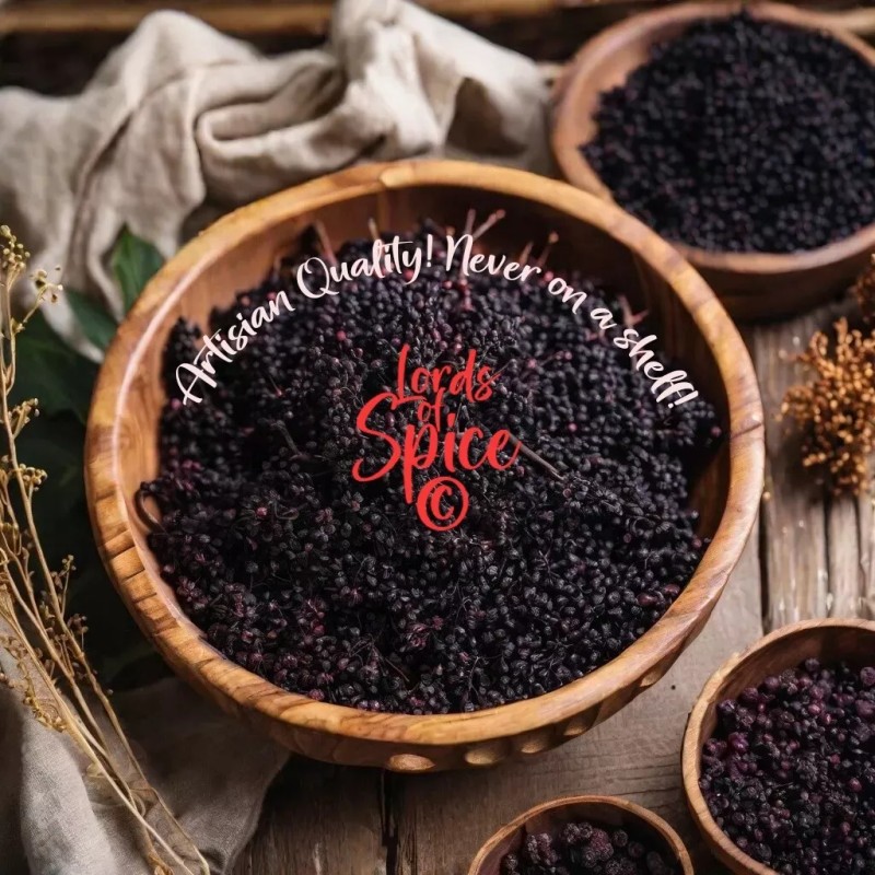 100% Pure Elderberry (Sambucus nigra) Immune Support - Quality Herb