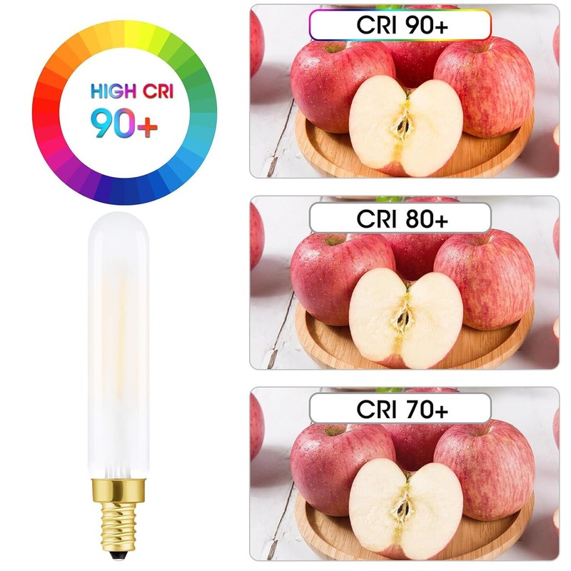 Leools E12 LED Bulb Dimmable 6W Equal Warm White 2700K
