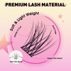 Lash Clusters Kit 144Pcs D Curl Lash Extension Kits Eyelash