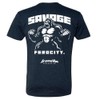 Ironville Savage Ferocity Gorilla Weightlifting Soft Blend T Shirt (US,