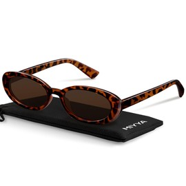 miyya Trendy Polarized Sunglasses Women, Oval Sunglasses for Women Men, Retro Sun Glasses for Women 2024, UV Protection