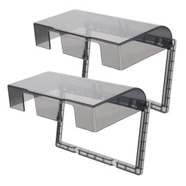 DOITOOL 2pcs Outdoor Plug Cover Weatherproof Safety Outlet Cover Box Electrical Outlet Covers Plastic Wall Panel Decor Outdoor Cover Box Shield Double