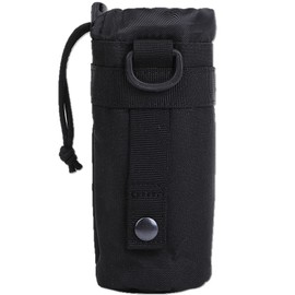 Rubonarie Molle System Bottle Holder Pet Bottle Cover Bottle Holder Bottle Case Water Bottle Storage Military Tactical Molle System Water Bottle (Black)