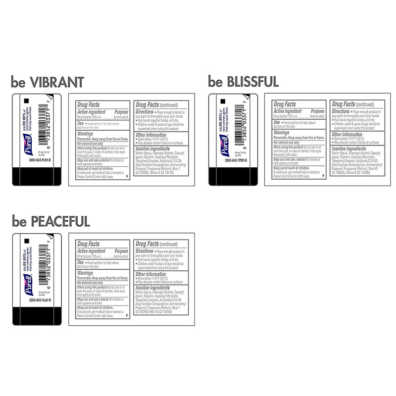 PURELL Advanced Hand Sanitizer Gel Infused with Essential Oils, Scented