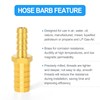 ERGAOBOY 5pcs 6mm x 8mm Brass Reducing Hose Connector Straight