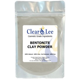 ClearLee Cosmetic Grade Clay Powders Variety Pack - Kaolin, Bentonite, Dead Sea, Moroccan, Rhassoul Clay - 5 Pack - 100% Pure Natural Powder - Great for Sampling and Discovering Best Clay for Skin