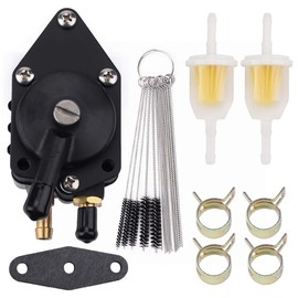 Tvent 438559 433390 Bomba de combustible con filtro de combustible de repuesto para Johnson Evinrude 385784 395712 398385 25 35 50 65 70 75 88 90 100 105 115 125 135 135 140 CV
