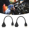 2PCS 6 Pin OBD‑OBD2 Motorcycle Diagnostic Scanner Cable Replacement for