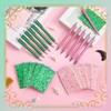 Resurhang 24 Pcs Witch Princess Party Favors Pink and Green