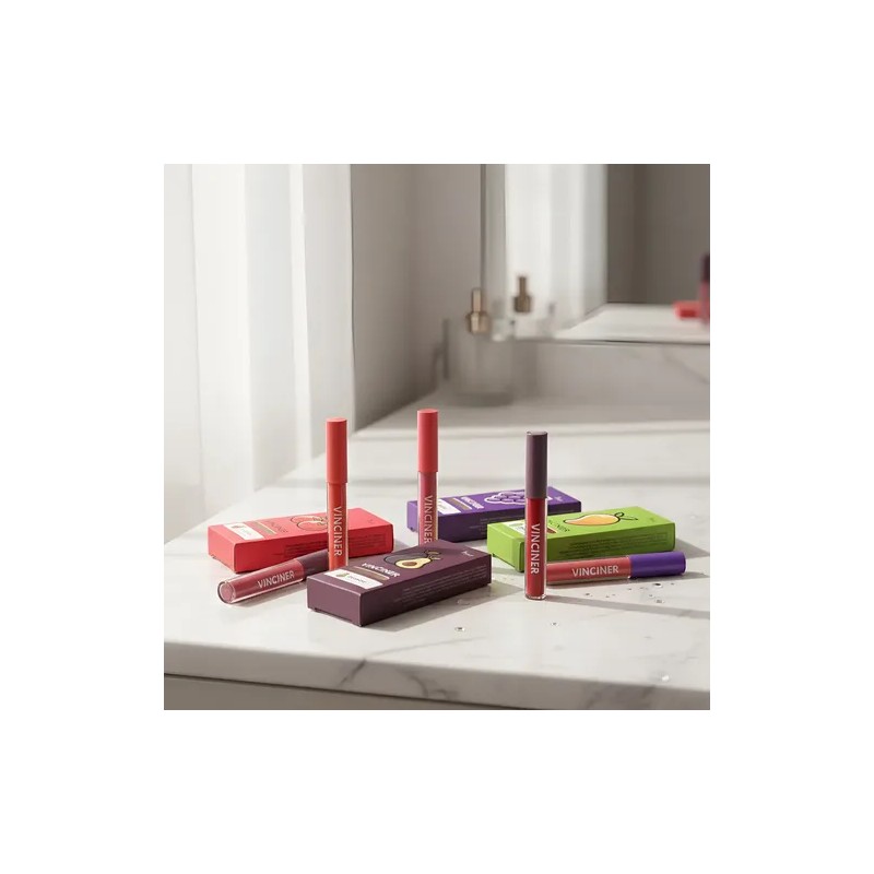 Set De 3 Brillos De Labios, Hidratante Balsamo Labial