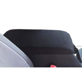 Car Console Covers Plus Made in USA Designed to fit The Back Seat Console ONLY of The Infiniti QX80 2014-2024 Fleece Auto Armrest Center Console Cover Protector Black