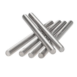 sourcing map 6Pcs M8 x 110mm Fully Threaded Rod 304 Stainless Steel Right Hand Threads