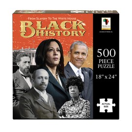 African American Expressions - Black History 500-Piece Puzzle – African American Jigsaw Puzzle for Adults | Cultural Heritage & Reflection
