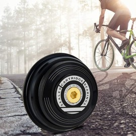 Alomejor Headset Mountain Tapered Straight Tube Fork Headset 44mm 56mm AL6061 4456ST