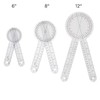 outlev Goniometer Set 3 Pieces of 6/8/12 Inch Occupational Physical