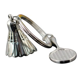 Sportigo ® Badminton Keychain/Key Ring/Gift/Present with racket and ball