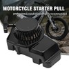 Black Recoil Pull Starter Motorcycle Engine Recoil Starter Replacement for