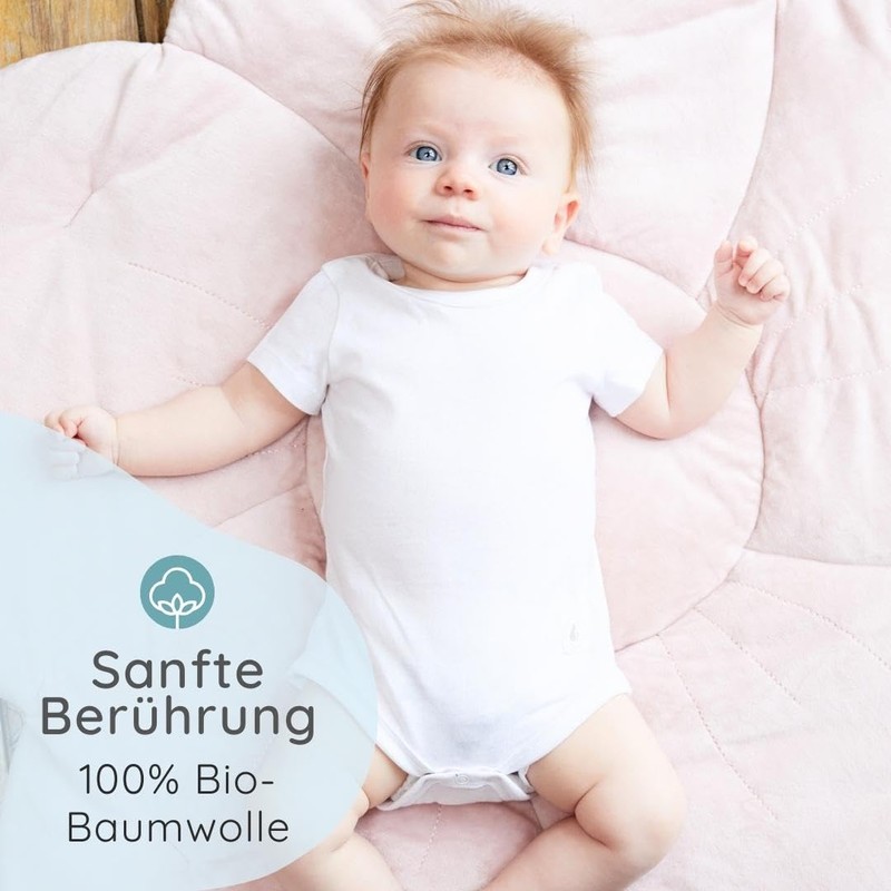 Bramble & Bear (3/6-Pack) Short Sleeve Baby Bodysuits - Unisex