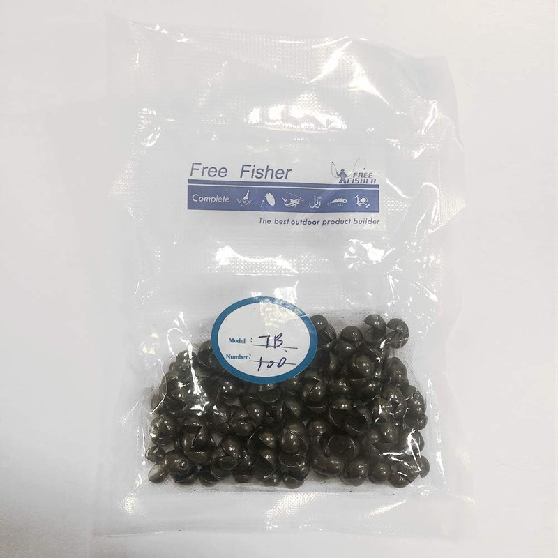 LSHEL Fishing Lead Set 0.26 g × 500 Pieces Removable
