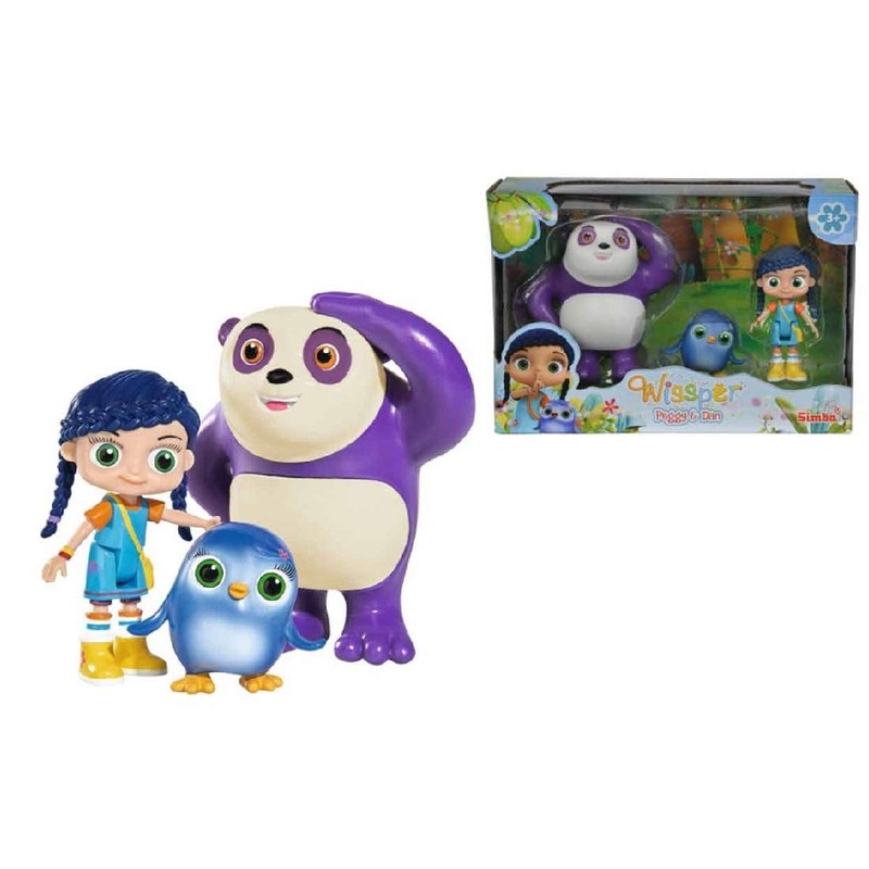 Simba 109358416 - Wissper Figurenset Peggy und Dan