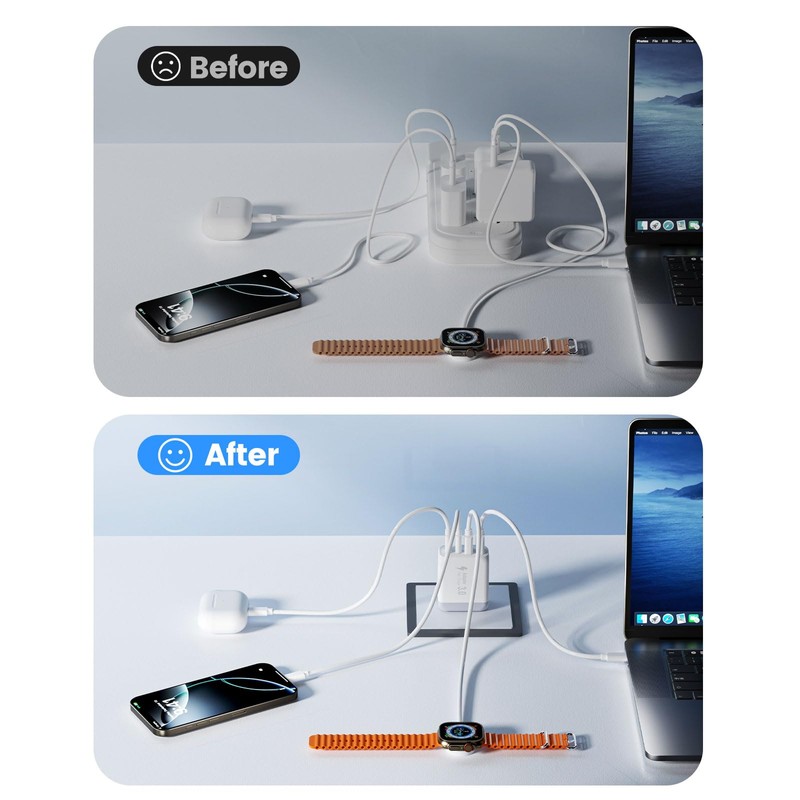 USB Wall Charger - White