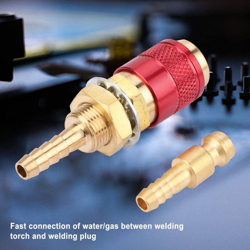 M6 Gas &amp; Water Quick Connector for MIG TIG Welder