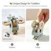 EERKEOD Wooden Airplane for Toddlers - Air Transport Vehicles Play