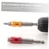 Tofficu 1 Flexible Drill Bit Extension with Bit Holder Assorted