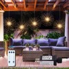 PXBNIUYA 5 Pack 1000LED Plug in Starburst Sphere Lights,Firework Lights